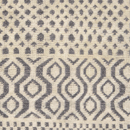 Noura wool carpet grey