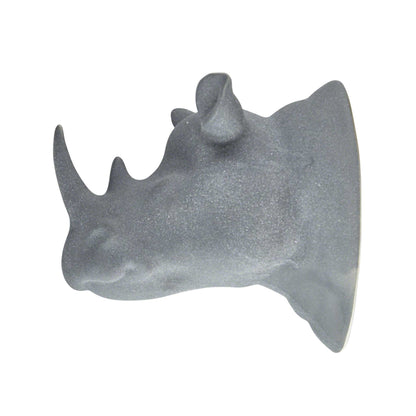 Porcelain Figure Noshörning Gray
